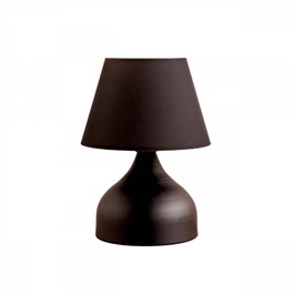 Opviq AYD-3433 Lámpara de mesa con pantalla de tela negra